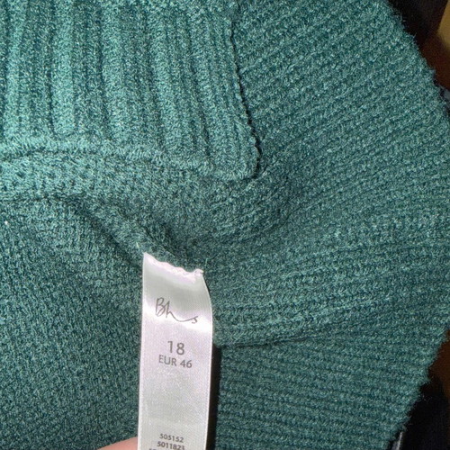 Bhs women's cardigan like new, green, size XXXL