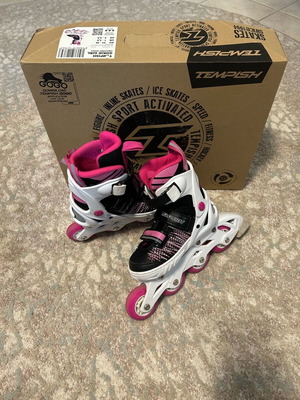 Tempish Gokid roller skates like new, size 33-36