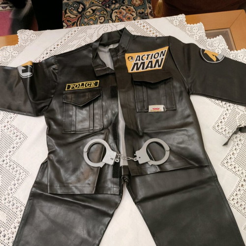 Action Man Police carnival costume for 6 years old like new