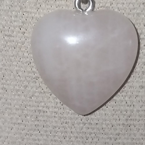 Handmade necklace with rose quartz beads and stainless steel clasp custom order