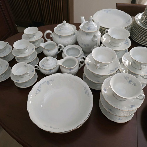 Vintage porcelain service Wawel 1970
