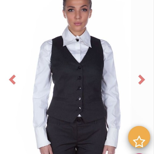 Elegant black vest by Efrea