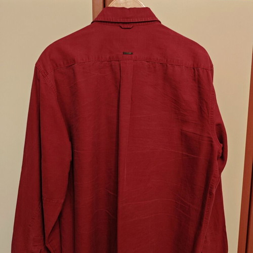 Manetti Men's Long-Sleeve Shirt Like New, Red, Size M