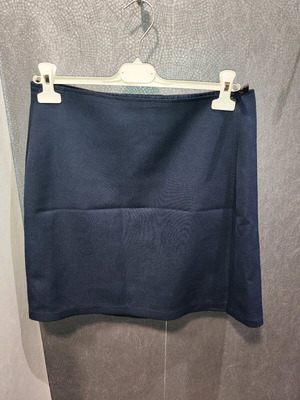 Navy Blue Wrap Skirt like new, mini