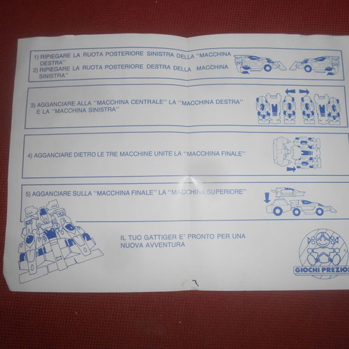 Supercar Gattiger Macchina Destra toy new, Giochi Preziosi 1980