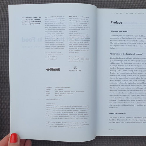 State of the Art in Food book by Grievink, Josten and Valk