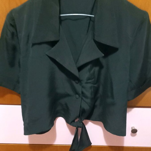 Short shirt used, black, size S