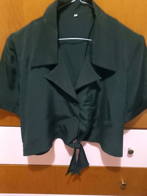 Short shirt used, black, size S