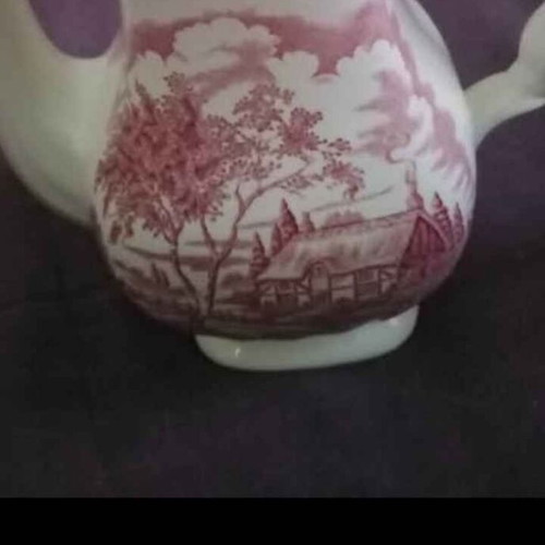 Myotts Staffordshire The Brook large teapot like new, vintage porcelain