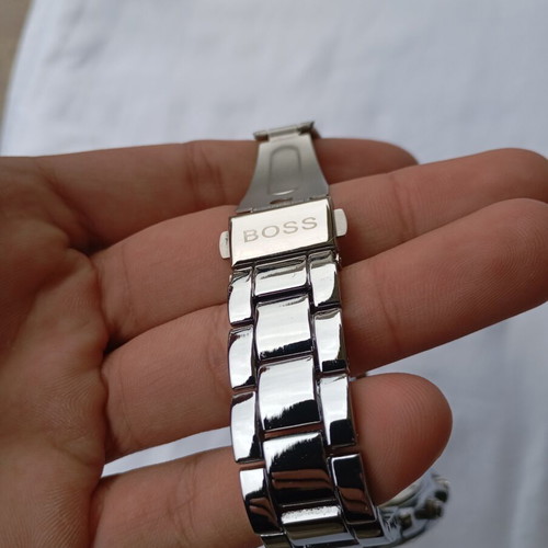 Hugo Boss Chronograph Watch Silver Black like new