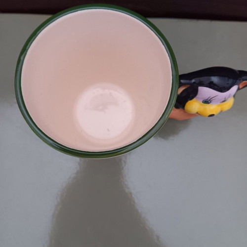 Mug like new with monkey design