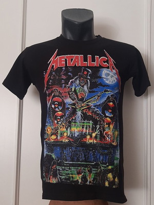 Metallica 1995-1996 T-shirt used, B&C, black, vintage