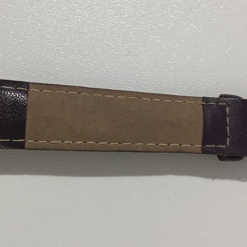 Wristwatch used in purple color with light wear