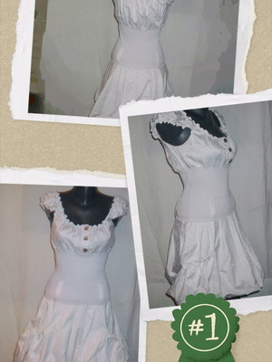 2morrow ballerina dress like new, champagne color