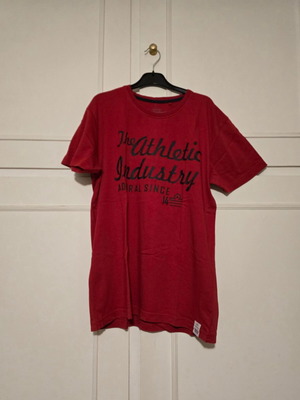 Admiral men's t-shirt used, red, size L
