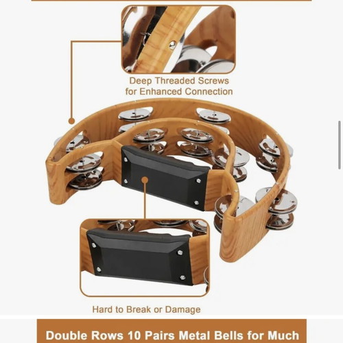 Professional tambourine new, large