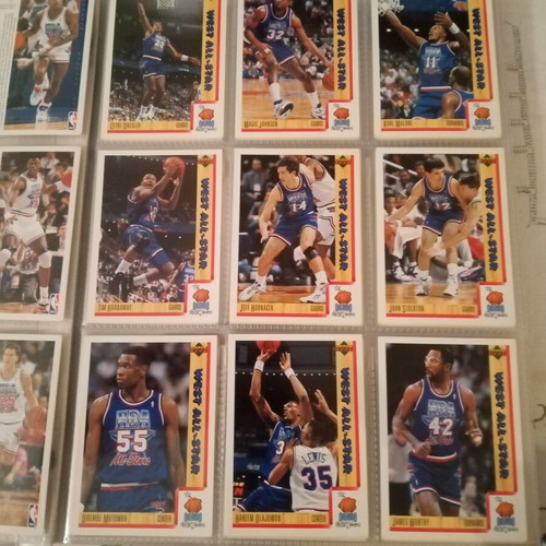 NBA Upper Deck 1992 Premier Euro Edition Collectors Album like new