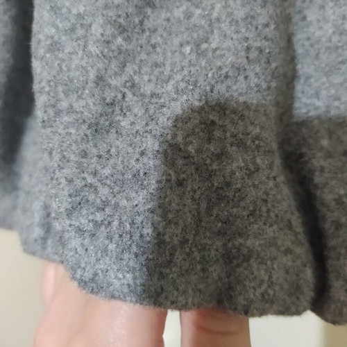 Pink Woman grey coat size small