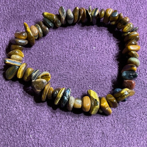 Bracelet with authentic tiger eye