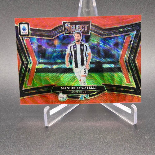 2024-25 Select Serie A Field Level Red Wave Prizm #/38 Manuel Locatelli Juventus card