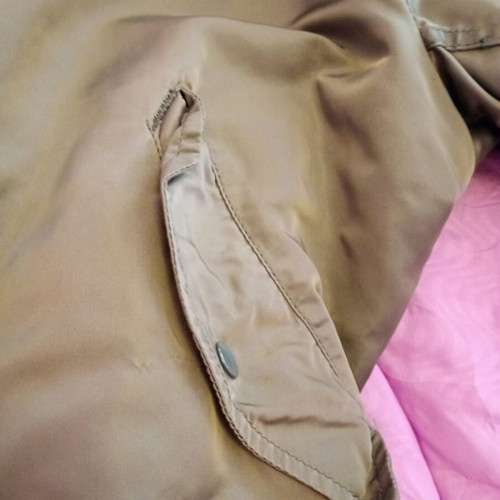 Flight jacket Alpha Industries MA-1 used, khaki, size L