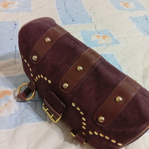 Fullah Sugah Vintage Y2K Suede Bag like new, brown