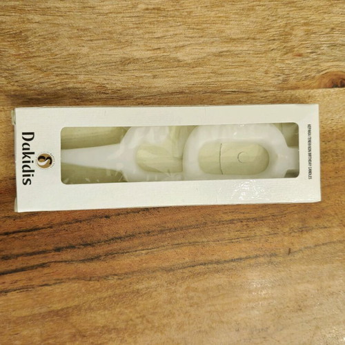 Birthday candle number 9 new white color