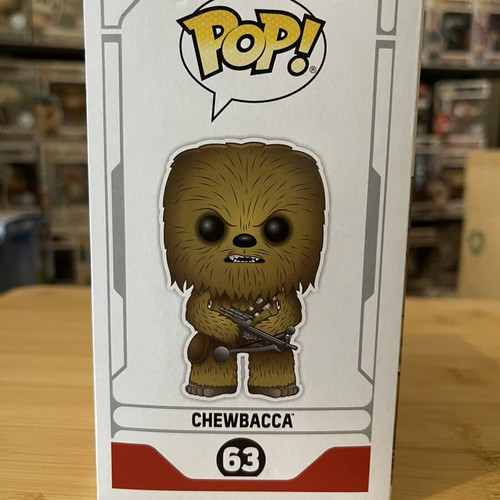 Funko Pop Star Wars Golden Chewbacca 63 mint condition