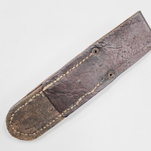 Leather Scabbard 1940 Greek Army Used for Mannlicher Senauer Bayonet