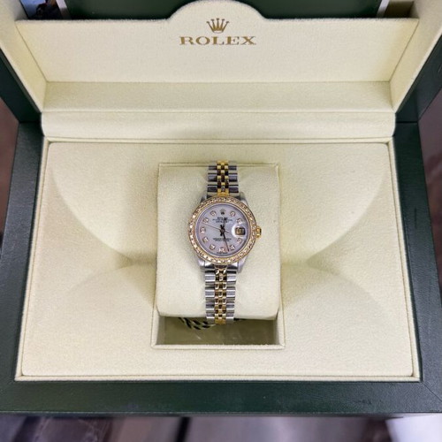 Rolex Datejust 26mm with diamond dial and bezel like new