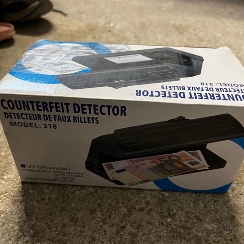 Counterfeit Detector for Banknotes New