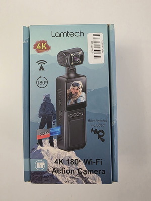 Lamtech 4K 180° Action Camera με WiFi LAM980305 καινούργια στο κουτί