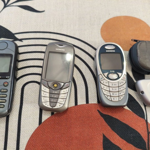 Siemens Phones Collection used, S55 with QuickPic Camera, S35, CX65
