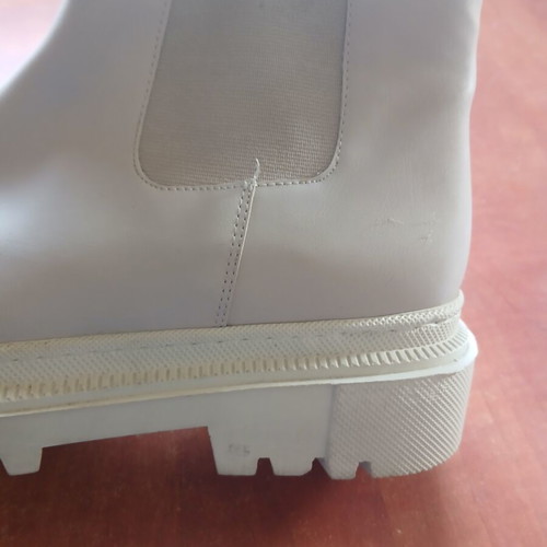 Ankle boots beige, used once, size 41