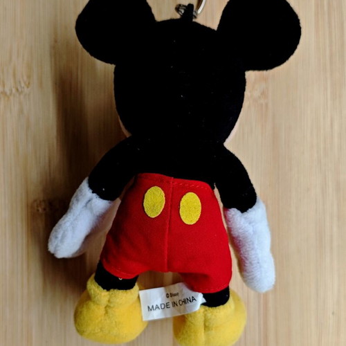 Mickey Mouse plush keychain Disneyland Paris