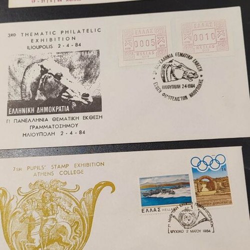 Anniversary events 12 envelopes with commemorative stamps new