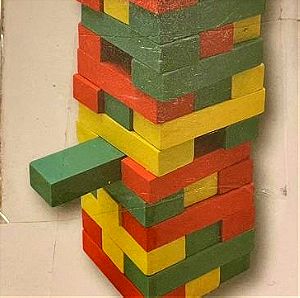 Επιτραπέζιο Παιχνίδι Ταξιδιού Tumblin Tower Χρωματιστό 45 τμχ.