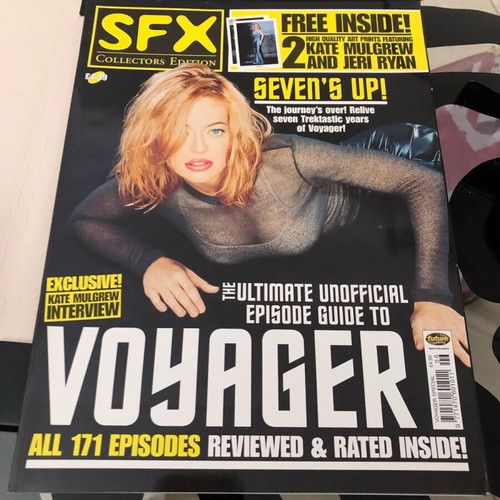 SFX Star Trek Voyager Magazine Special Collectors Edition like new with 2 big art prints