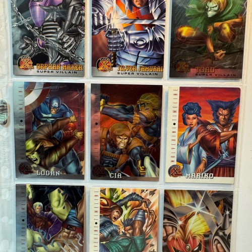 Marvel Fleer And Ultra Collection set 53 unique trading cards like new