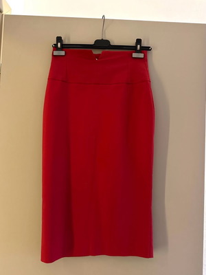 Billy Sabbado midi pencil skirt red new, size XS/S
