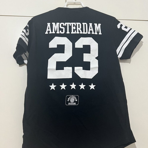 Μπλούζα Amsterdam 23 μεταχειρισμένη, μέγεθος Μ, μαύρο και άσπρο