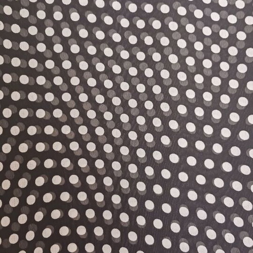 Terranova transparent polka dot top black with white dots like new