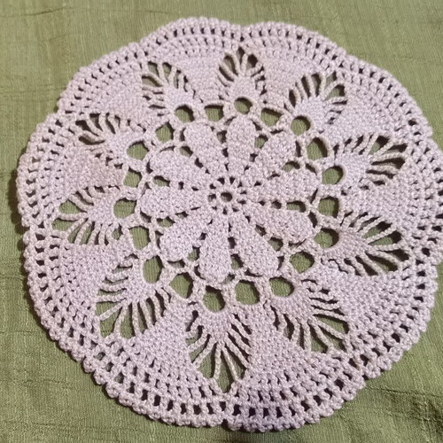 Crochet square coasters like new, set of 5 pieces