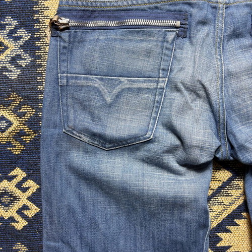 Diesel Y2K vintage jeans men's like new, size 34 IT (M-L) blue