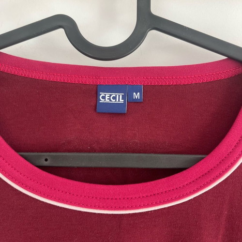 Cecil blouse size M new, red and pink