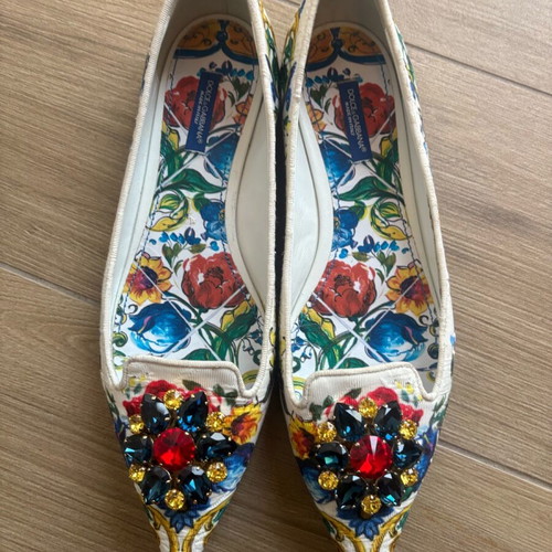 Dolce & Gabbana colorful ballerina shoes new size 40 with dust bag