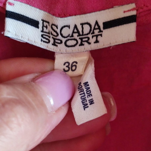 Escada pink blouse, size S