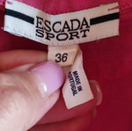 Escada pink blouse, size S