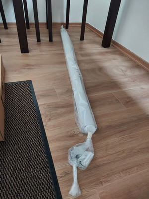 Ρολοκουρτίνα Black Out εκρού 150cm x 170cm καινούργια