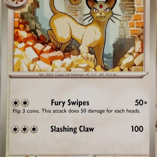 Pokemon Card Persian 049/064 Shrouded Fable new collectible